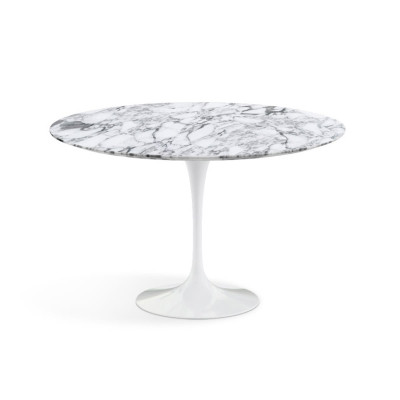 Knoll Saarinen Tavolo Tulip Ø 137 Marmo Arabescato