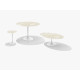 Knoll Saarinen Tavolo Tulip Ø 137 Marmo Arabescato ambientazione