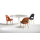 Knoll Saarinen Tavolo Tulip Ø 137 Marmo Arabescato ambientazione