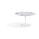 Knoll Saarinen Tavolo Tulip Ø 137 Marmo Arabescato vista