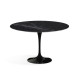 Knoll Saarinen Tavolo Tulip Ø 137 Marmo Nero Marquina vista finitura brillante