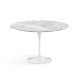 Knoll Saarinen Tavolo Tulip Ø 137 Marmo Statuarietto vista finitura brillante