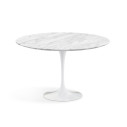 Knoll Saarinen Tavolo Tulip Ø 137 Marmo Statuarietto vista finitura satinata