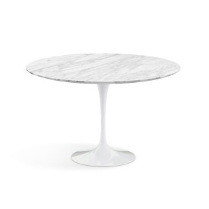 Knoll Saarinen Tavolo Tulip Ø 137 Marmo Statuarietto