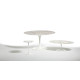 Knoll Saarinen Tavolo Tulip Ø 137 Marmo Statuarietto ambientazione