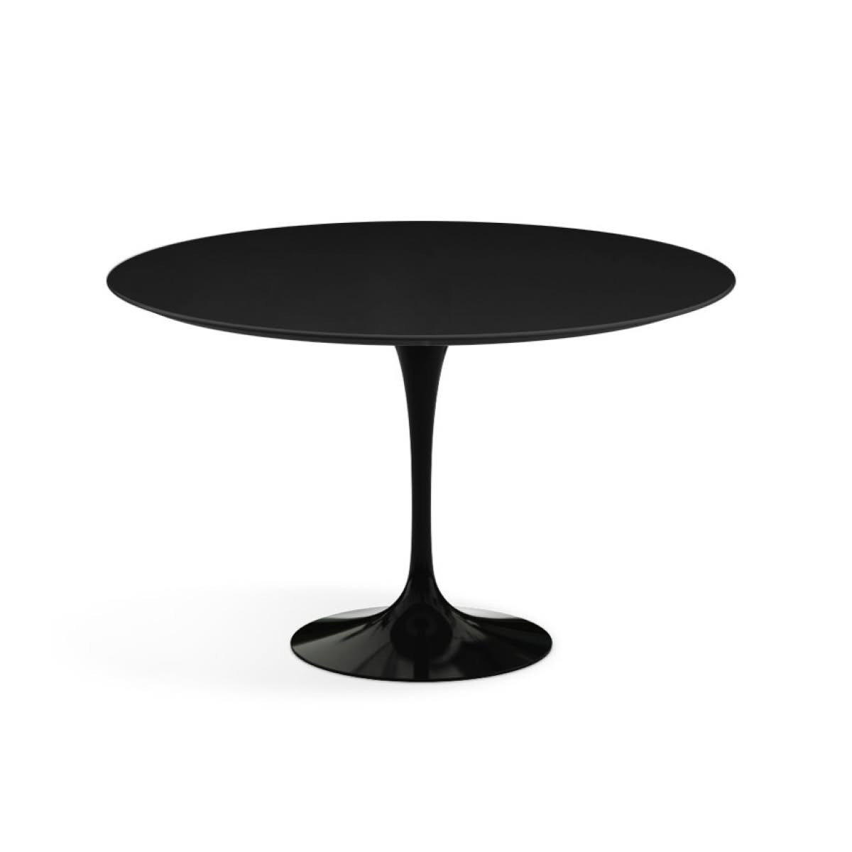 Knoll Saarinen Tavolo Tulip Ø 137 Laminato Nero