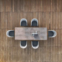 Kolonaki Tavolo 260x100 Varaschin ambientazione