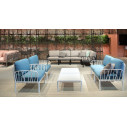 Poltrona Komodo Nardi Outdoor Bianco Adriatic Sunbrella®
