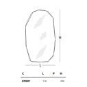 Kooh-I-Noor Specchio Glas dimensioni