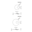 Kwic Lampada da parete-soffitto Axolight dimensioni