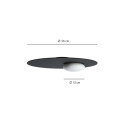 Kwic Lampada da parete-soffitto Axolight dimensioni