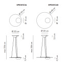 Kwic Lampada a sospensione Axolight dimensioni
