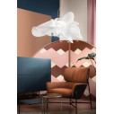 La Belle Étoile Suspension Large lampada a sospensione White Slamp ambientazione