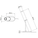 La Lampe Frechin Lampada da tavolo DCW éditions dimensioni