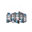 La Lollo Suspension Large lampada a sospensione Gradient-Multicolor Slamp vista