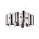 La Lollo Suspension Large lampada a sospensione Pewter Slamp vista