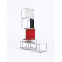 Knoll Breuer Laccio Tavolino rettangolare laminato bianco ambientazione