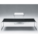 Knoll Breuer Laccio Tavolino quadrato laminato bianco ambientazione