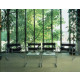 Knoll Breuer Laccio Tavolino quadrato laminato bianco ambientazione