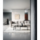Knoll Breuer Laccio Tavolino rettangolare Marmo ambientazione
