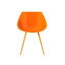 Driade Lagò Sedia arancio vista