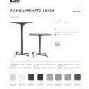 Piano Laminato 60x60 Nardi Outdoor Living Scheda tecnica