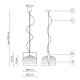 Lampada a sospensione Bag SE154 DB INT Karman scheda tecnica