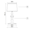 Lampada da tavolo Alì E Babà C1016BS Karman scheda tecnica