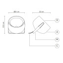 Lampada da tavolo Bag CT154 CR INT scheda tecnica
