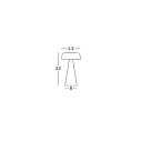 Lampada da tavolo Fade Plust dimensioni