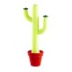 Lampada Cactus Slide design vaso rosso fuoco