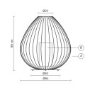 Lampada da terra Cell M613B Karman scheda tecnica