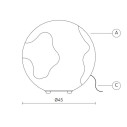 Lampada da Terra Ululì - Ululà M648PB-EXT Karman scheda tecnica