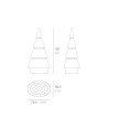 Lampada Forest 1.5m Vondom dimensioni