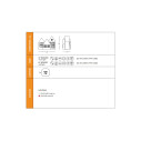 Lampada Kolme Slide Design Scheda tecnica