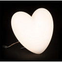 Lampada Love Slide Design bianco luminoso ambientazione