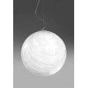 Lampada Mineral 30 LP SFM030 marmo carrara venature grigie