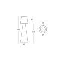 Lampada Pivot small scheda tecnica