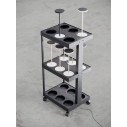 Rod lampada da tavolo moss gray Diesel Living with Lodes carrello multiricarica