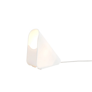 Lampada Shell piccola bianco satinato