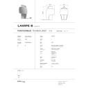Lampe B Lampada da tavolo DCW éditions specifiche tecniche