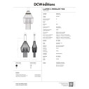 Lampe C Pendant 900 Lampada a sospensione DCW éditions specifiche tecniche