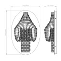 Lampe C Wall 380 Lampada da parete DCW éditions dimensioni
