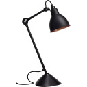 Lampe Gras n°205 Lampada da tavolo DCW éditions vista Nero-Nero-Rame