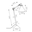 Lampe Gras n°205 Lampada da tavolo DCW éditions dimensioni