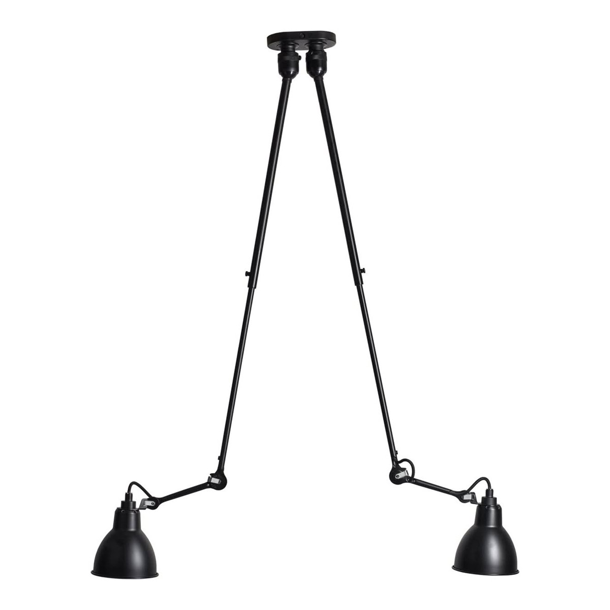 Lampe Gras n° 302 Double Lampada da soffitto