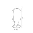 Lannà lampada da tavolo KDLN  dimensioni