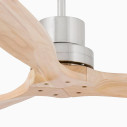 Ventilatore a soffitto Lantau L nichel opaco/pino DC Faro dettaglio