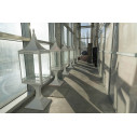 Lanterna con base da tavolo Light of Sultan acciaio H 47,5 bianco VGnewtrend ambientazione