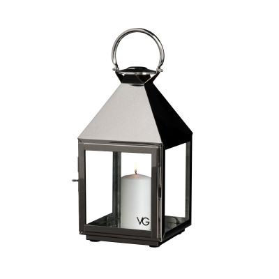 Lanterna Pyramid Shaped H 54 23x23 naturale lucido